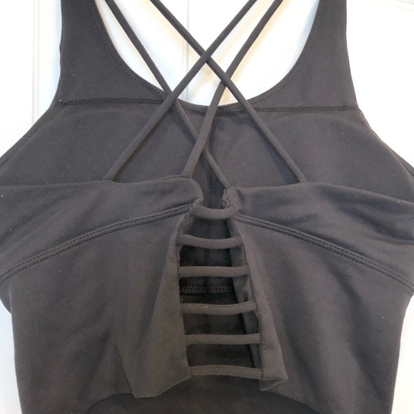 🌈 6/$60, Forever 21 Workout Bra, Black, Size XS - Picture 3 of 5